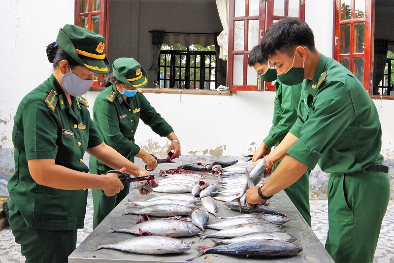 Gần 1 000 kg cá hỗ trợ bữa ăn cho dân về vùng dịch