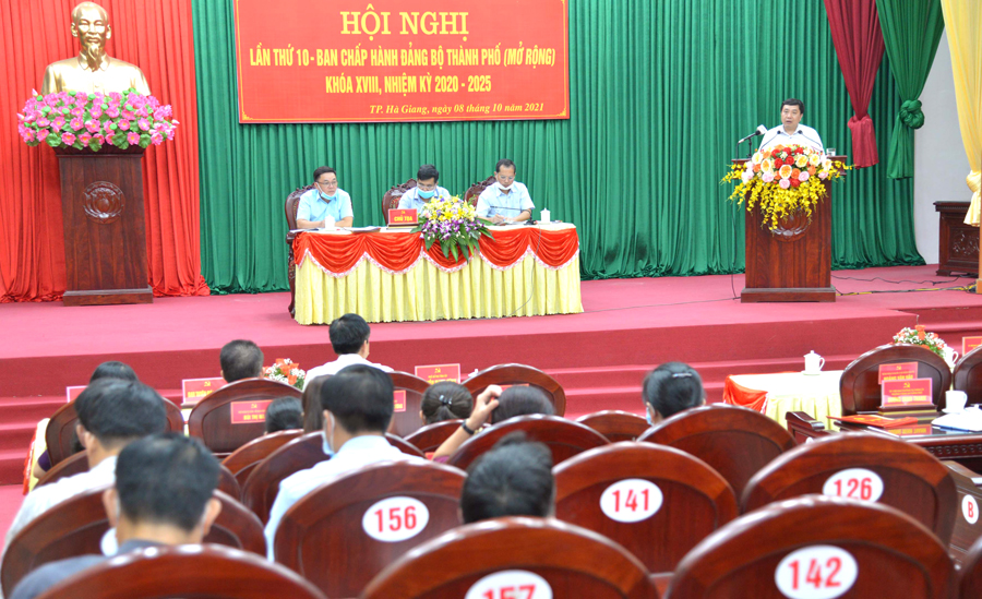 Thành phố Hà Giang Tập trung quy hoạch quản lý đất đai, đô thị, cải thiện môi trường đầu tư