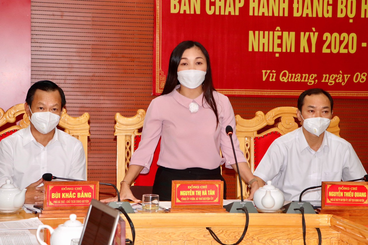 BCH Đảng bộ huyện Vũ Quang thông qua 5 nghị quyết, đề án quan trọng