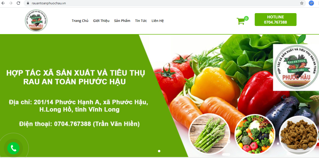 Phát triển thương mại điện tử cho nông sản Vĩnh Long với tên miền “ vn”