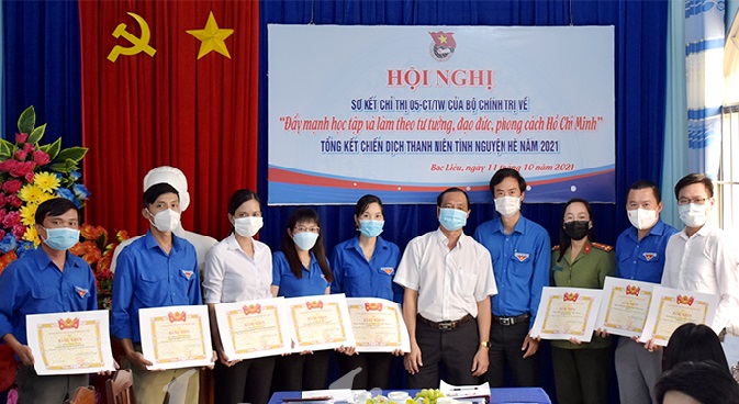 Tỉnh Đoàn Bạc Liêu sơ kết 5 năm thực hiện Chỉ thị 05