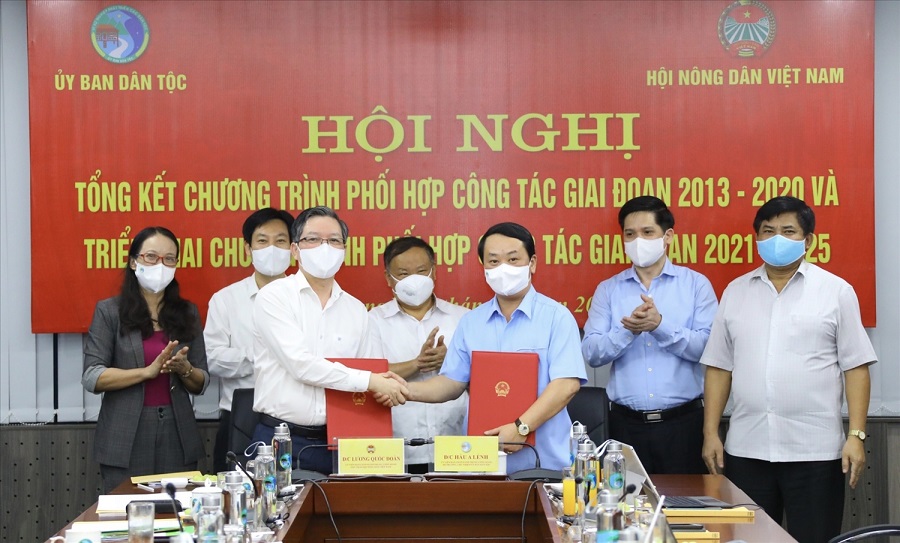 Ủy ban Dân tộc và Hội nông dân Việt Nam tăng cường phối hợp giai đoạn 2021-2025
