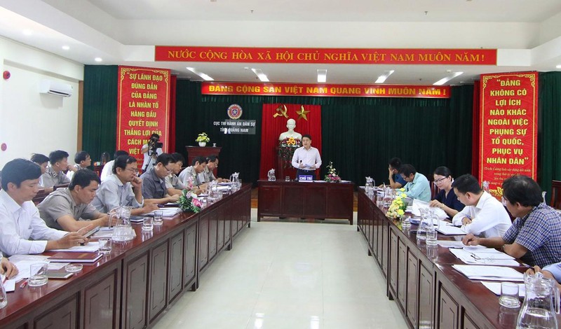 Quảng Nam Đẩy nhanh tốc độ thi hành án tham nhũng, kinh tế