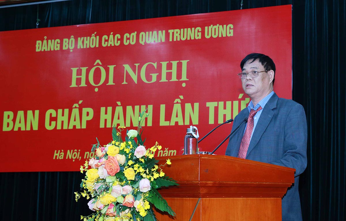 Đảng ủy Khối các cơ quan Trung ương thông qua nhiều nội dung quan trọng