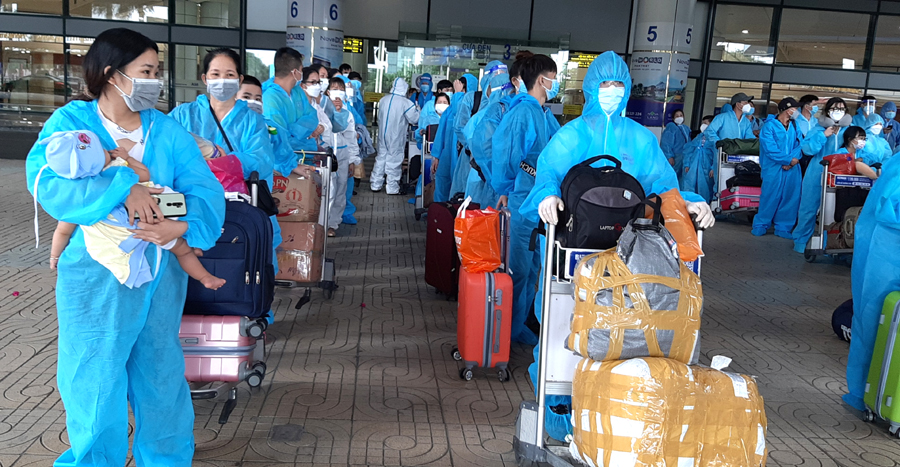 Hà Giang đón gần 500 công dân trở về từ vùng dịch