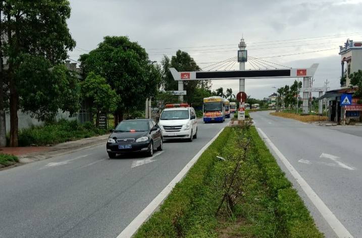 Thái Bình tổ chức đón gần 500 công dân phía Nam về quê

​