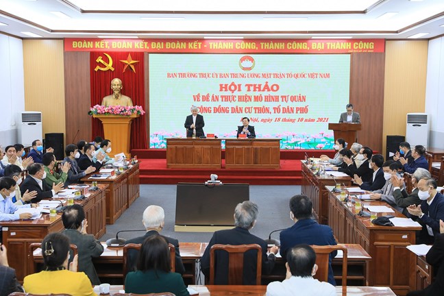 Khẳng định cơ sở pháp lý của mô hình tự quản ở cộng đồng