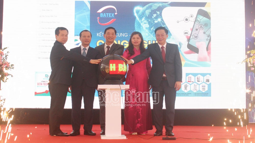 Bắc Giang Khai trương sàn giao dịch công nghệ và thiết bị trực tuyến