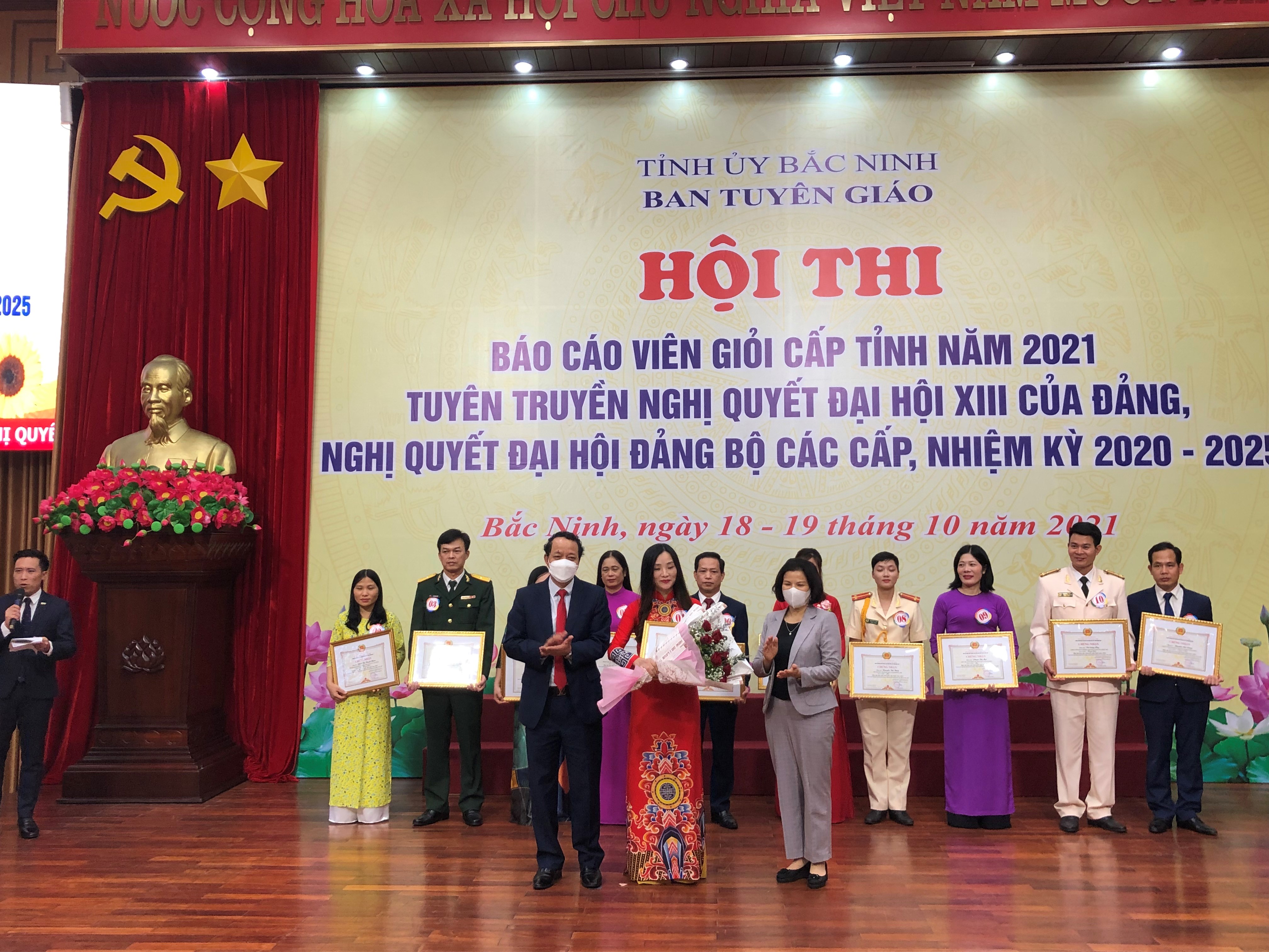 Bắc Ninh 11 thí sinh tham gia Hội thi Báo cáo viên giỏi cấp tỉnh năm 2021