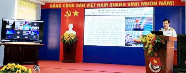 Lữ đoàn 962 Tuyên truyền kỷ niệm 60 năm Ngày mở đường Hồ Chí Minh trên biển