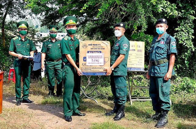 An Giang Hỗ trợ tỉnh Kandal Campuchia phòng, chống dịch COVID-19