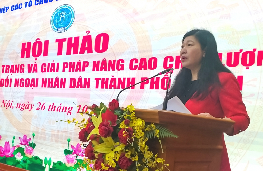Đổi mới, nâng cao hoạt động đối ngoại nhân dân, phát triển Thủ đô