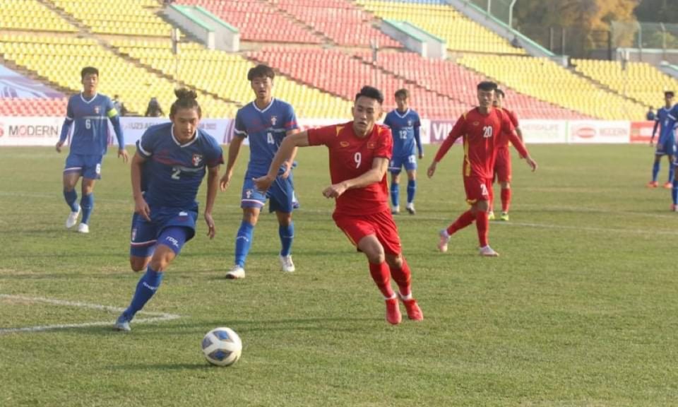 U23 Việt Nam thắng 1-0 U23 Đài Loan Trung Quốc