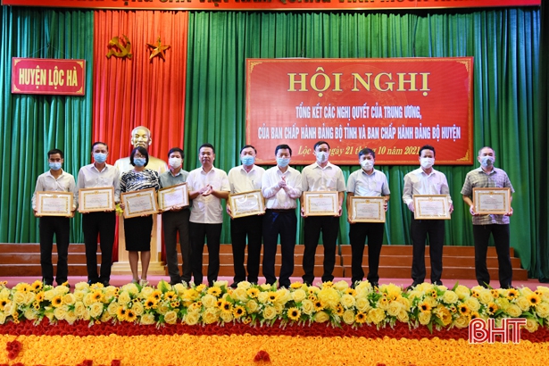 Lộc Hà Hà Tĩnh  tổ chức đảng cơ sở luôn giữ vững và phát huy được vai trò hạt nhân chính trị