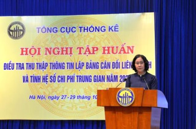 Tập huấn điều tra, thu thập thông tin lập bảng cân đối liên ngành và tính hệ số chi phí trung gian 2021