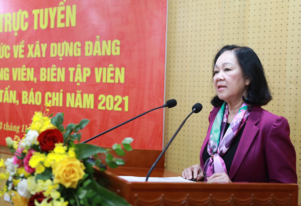 Bồi dưỡng kiến thức về xây dựng Đảng cho các cơ quan thông tấn, báo chí