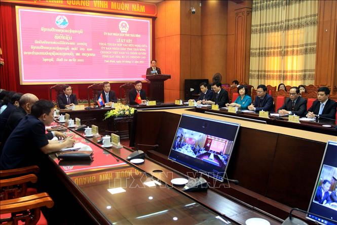 Thái Bình và tỉnh Xay Nhạ Bu Ly Lào ký kết hợp tác hữu nghị