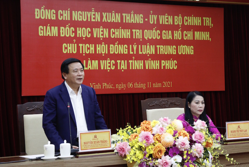 Vĩnh Phúc cần chú trọng bồi dưỡng, ủng hộ cán bộ năng động, sáng tạo vì lợi ích chung