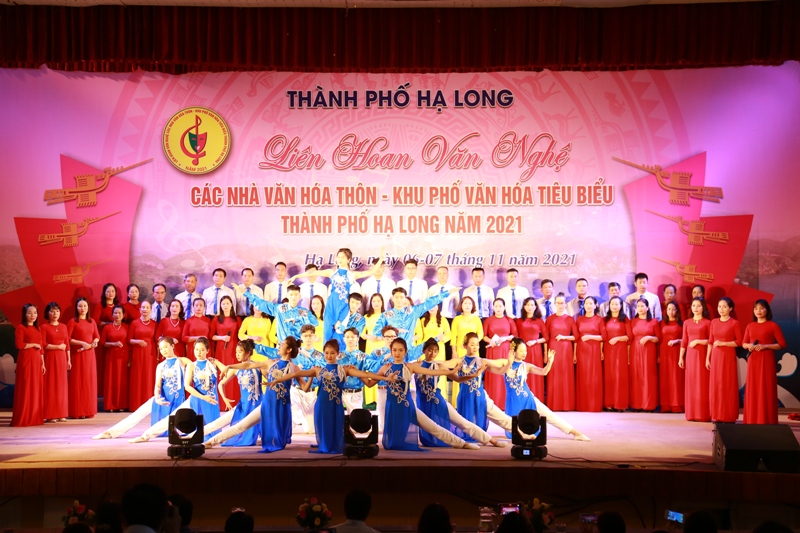 Bế mạc Liên hoan văn nghệ các nhà văn hóa thôn khu văn hóa tiêu biểu TP Hạ Long