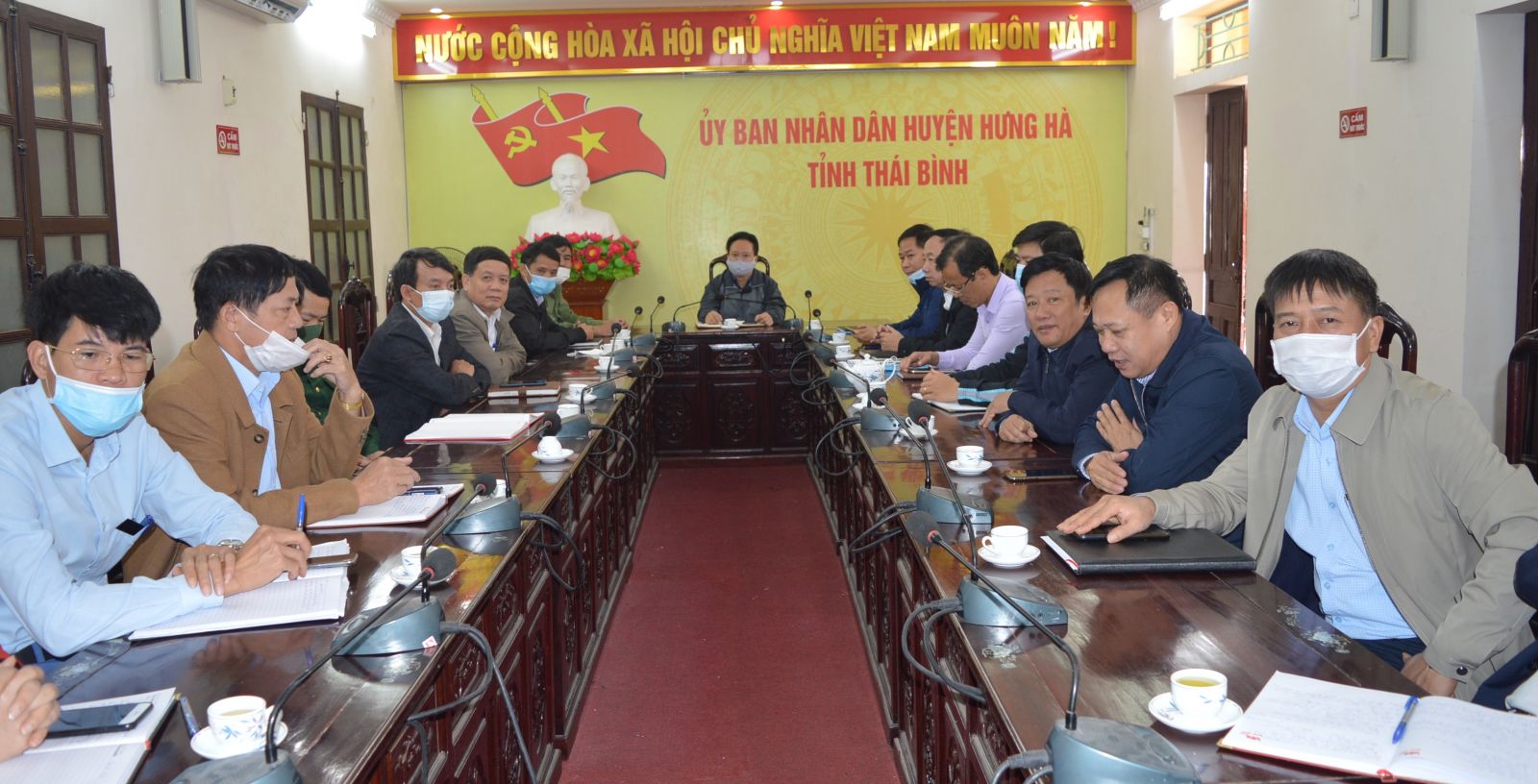 Hưng Hà dự hội nghị trực tuyến tuyên về một số Luật