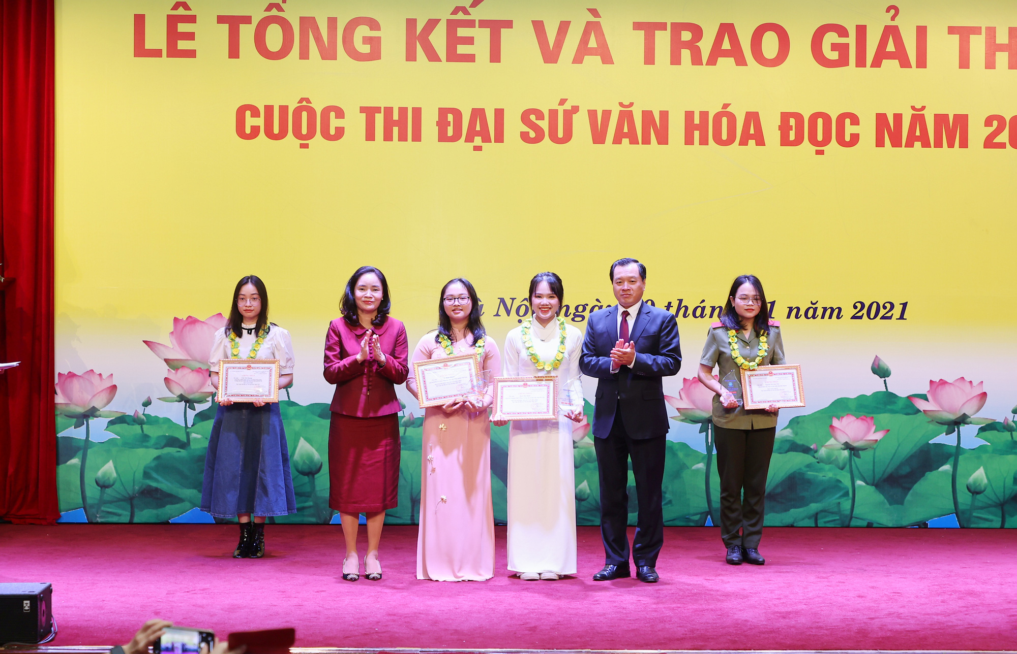 Trao gần 300 giải cuộc thi Đại sứ Văn hóa đọc năm 2021