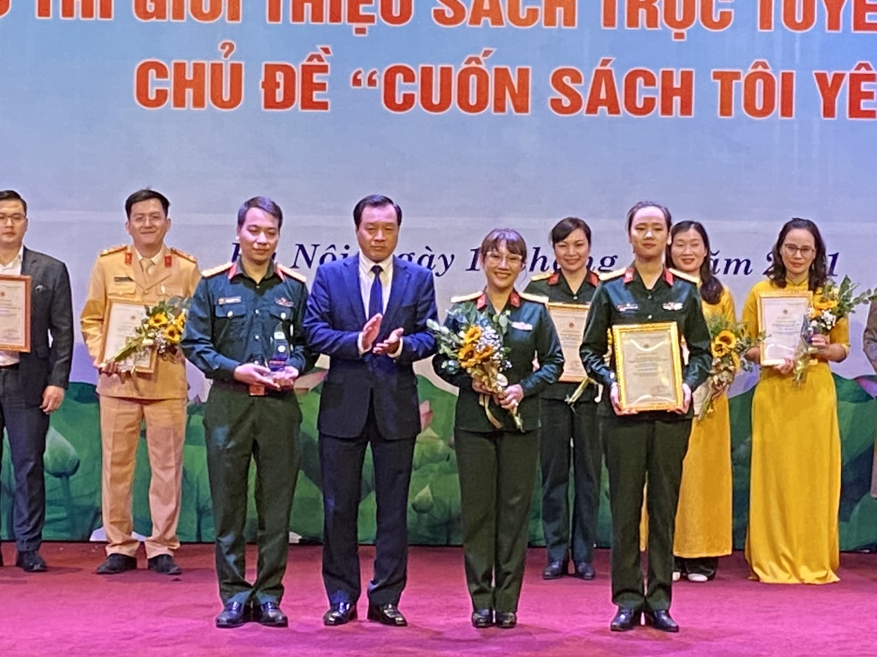 Trao 56 giải cuộc thi giới thiệu sách trực tuyến  Cuốn sách tôi yêu