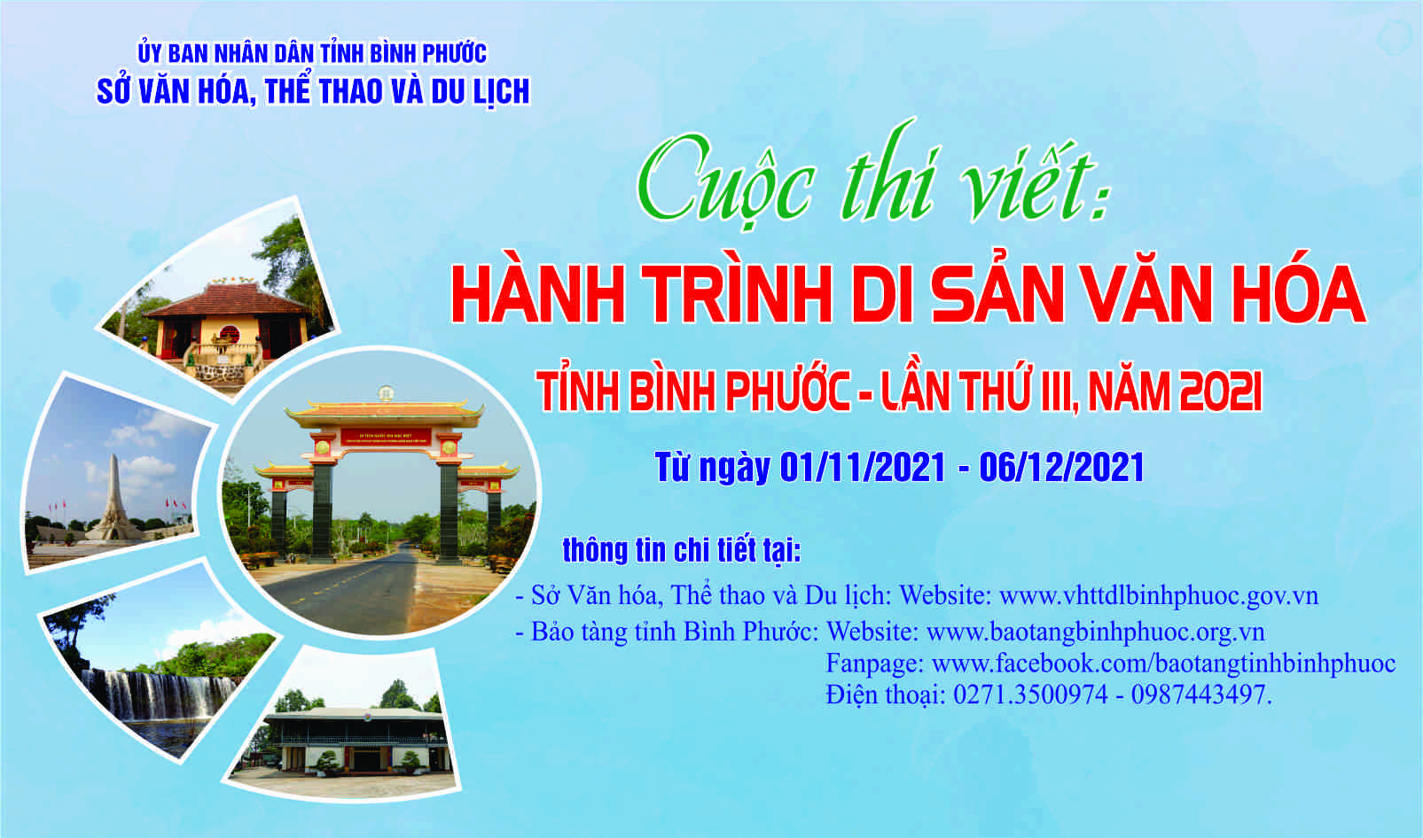 Phát động cuộc thi “Hành trình di sản văn hóa tỉnh Bình Phước”