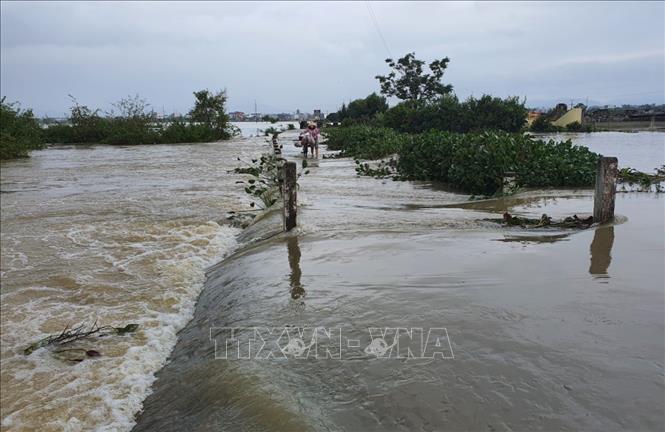 Bình Định Khu vực hạ lưu sông Kôn và Hà Thanh ngập trong nước lũ