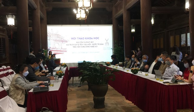 “Bảo tồn và phát huy giá trị Di sản Di tích Văn Miếu - Quốc Tử Giám trên nền tảng công nghệ 4 0”