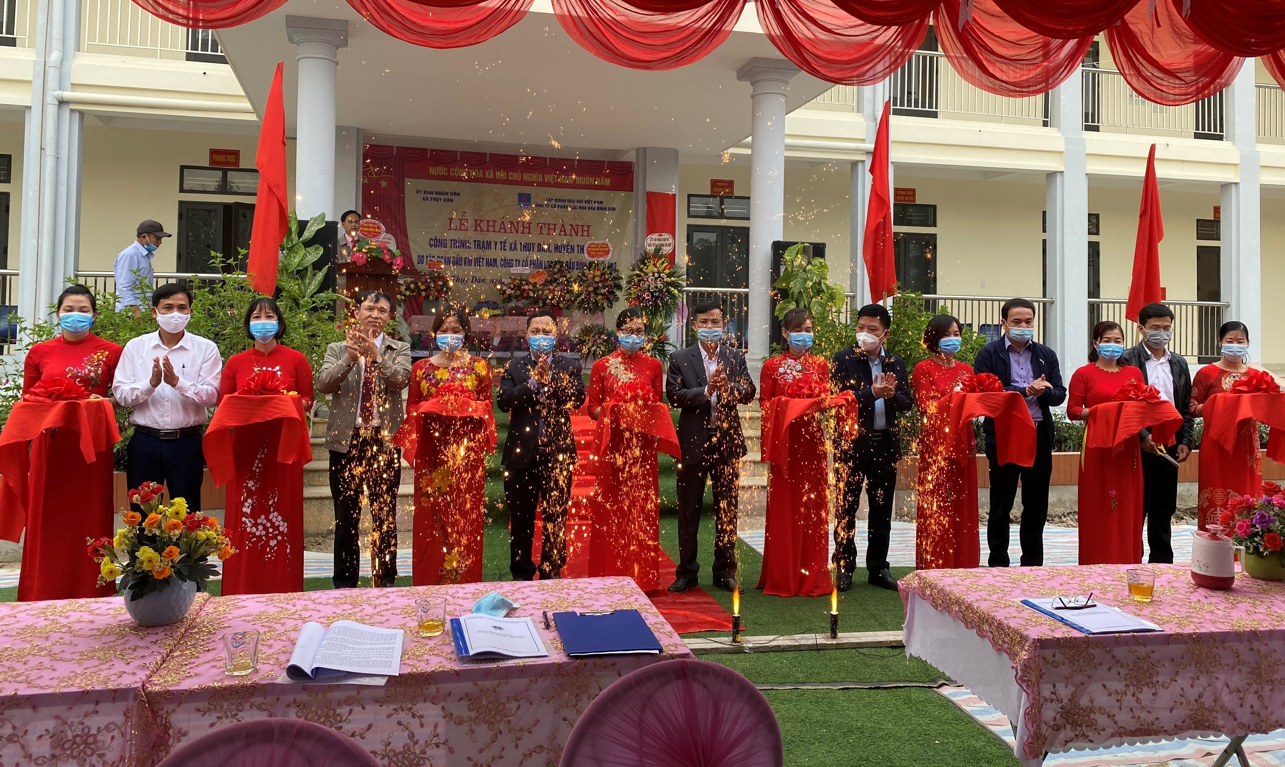 BSR khánh thành và bàn giao Trạm y tế tại tỉnh Thái Bình