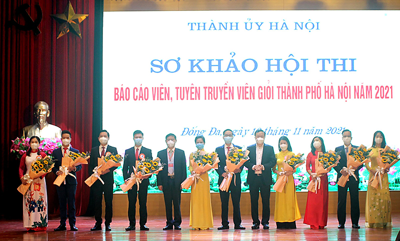 Hà Nội Lan toả rộng rãi nghị quyết Đại hội Đảng qua hội thi báo cáo viên