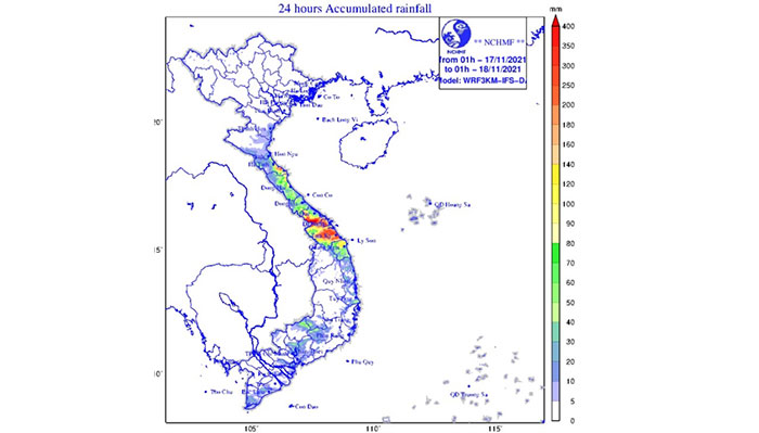 Ngày 17-18 11 Trung Bộ, Tây Nguyên và Nam Bộ tiếp tục mưa dông