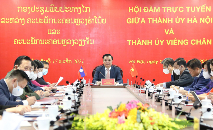 Phát triển hợp tác lên tầm cao mới giữa hai Thủ đô Hà Nội và Viêng Chăn