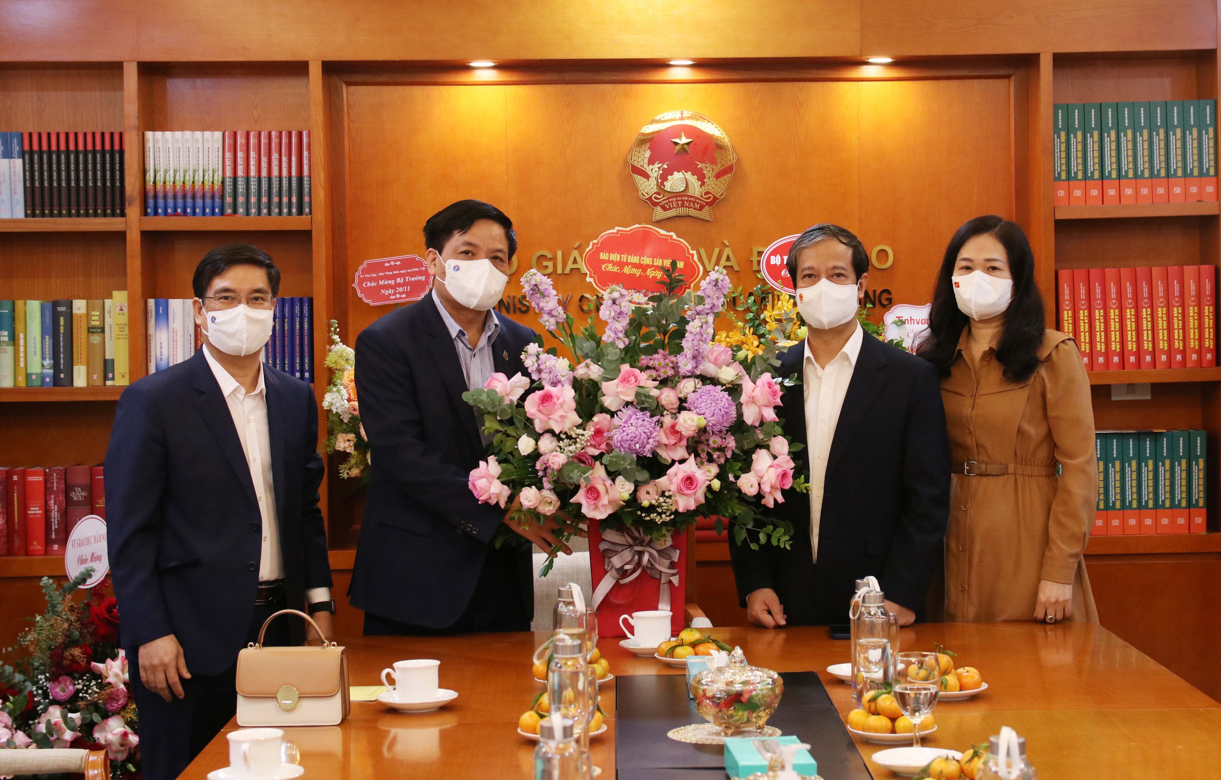 Báo điện tử Đảng Cộng sản Việt Nam chúc mừng một số đơn vị nhân Ngày Nhà giáo Việt Nam 20 11