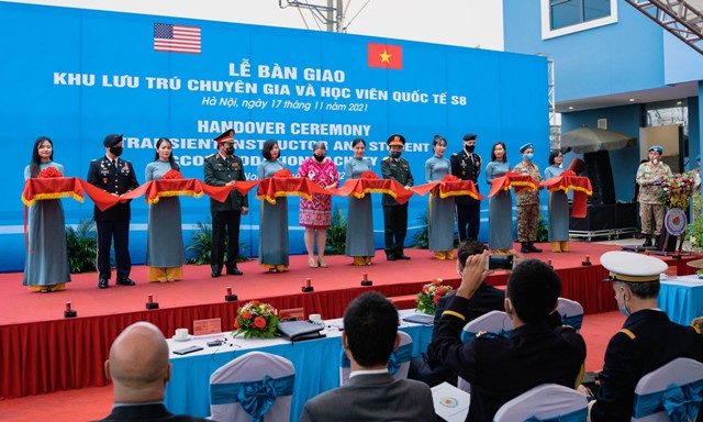 Hoa Kỳ bàn giao khu lưu trú chuyên gia và học viên quốc tế cho Cục Gìn giữ Hòa bình Việt Nam