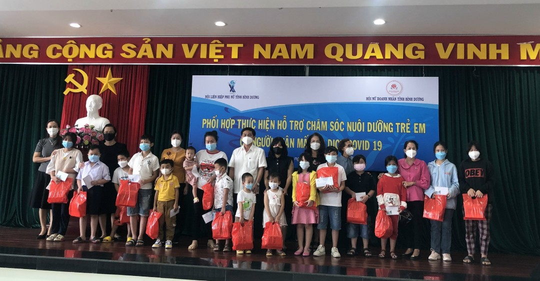 Bình Dương Phát động chương trình “Mẹ đỡ đầu” chăm sóc trẻ em khó khăn, mồ côi do COVID-19