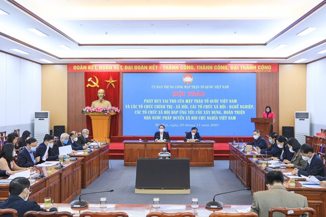 Phát huy vai trò của MTTQ Việt Nam trong xây dựng, hoàn thiện Nhà nước pháp quyền XHCN