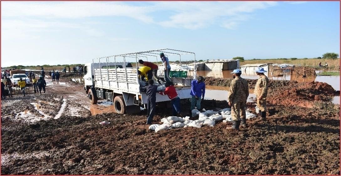 Bệnh viện dã chiến Việt Nam tại Nam Sudan khẩn trương ứng phó với lũ lụt