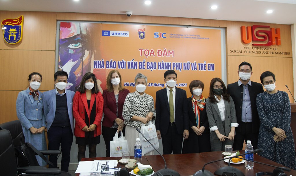 Nhà báo với vấn đề bạo hành phụ nữ và trẻ em