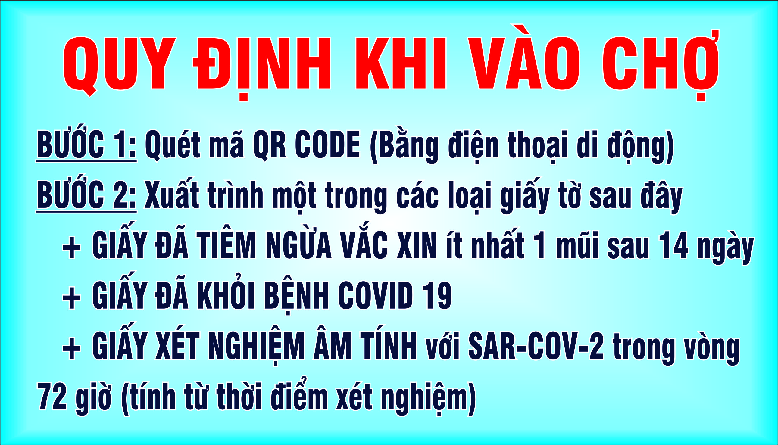 Chợ an toàn “lên ngôi”