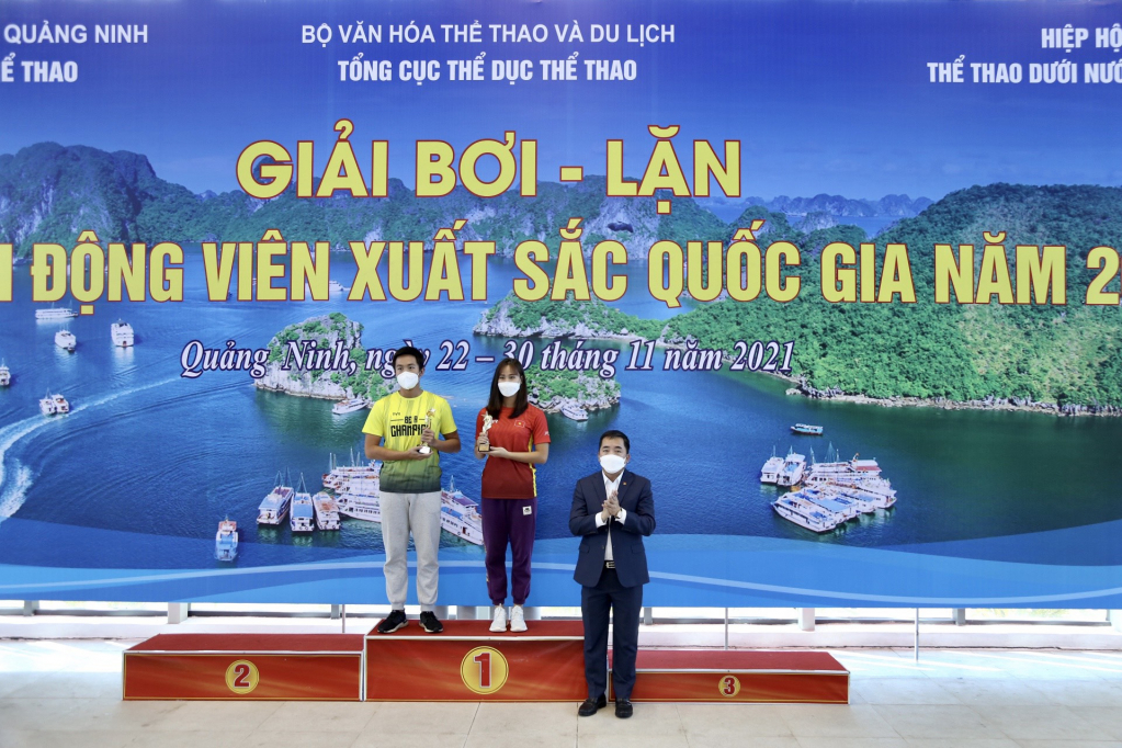 Bế mạc Giải bơi - lặn các vận động viên xuất sắc quốc gia năm 2021