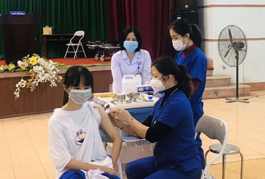 Phú Thọ đẩy nhanh tiến độ tiêm vắc-xin phòng COVID-19 cho trẻ em
