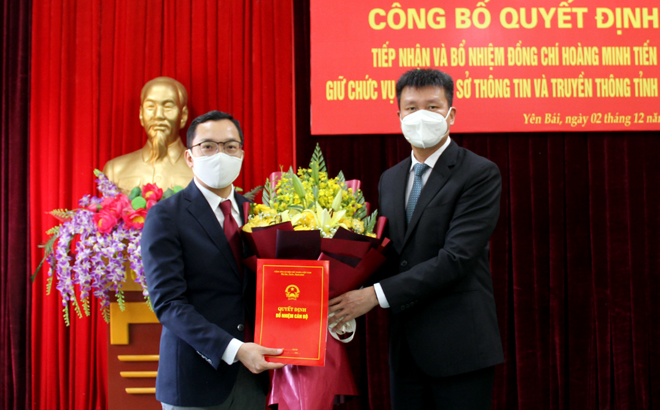 Bổ nhiệm Giám đốc Sở Thông tin và Truyền thông tỉnh Yên Bái