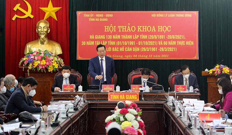 Hà Giang đã khẳng định sự kiên trung, vững vàng địa đầu Tổ quốc, xây nên miền “đá nở hoa”