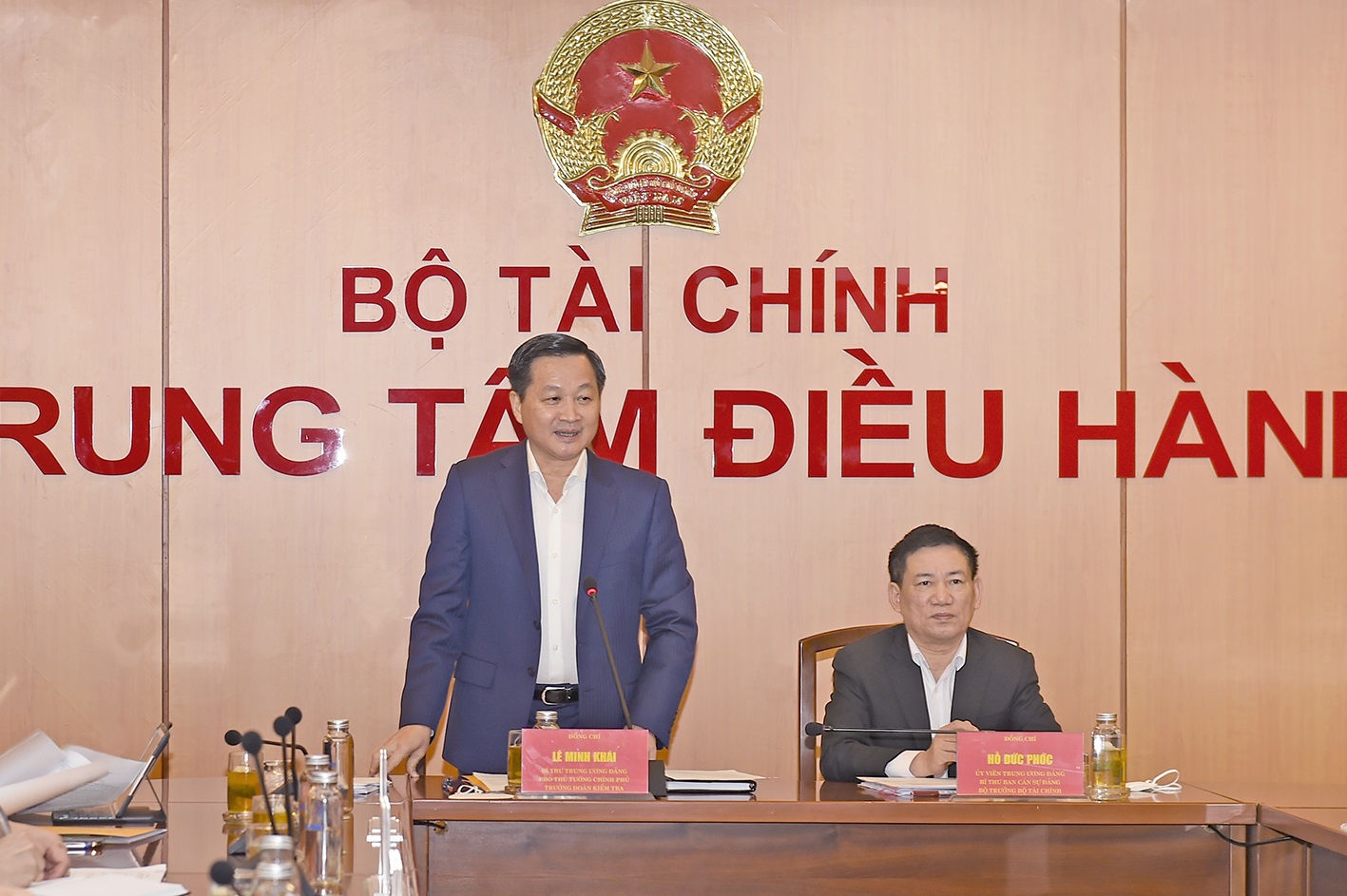 Đoàn kiểm tra của Ban Bí thư làm việc với Bộ Tài chính