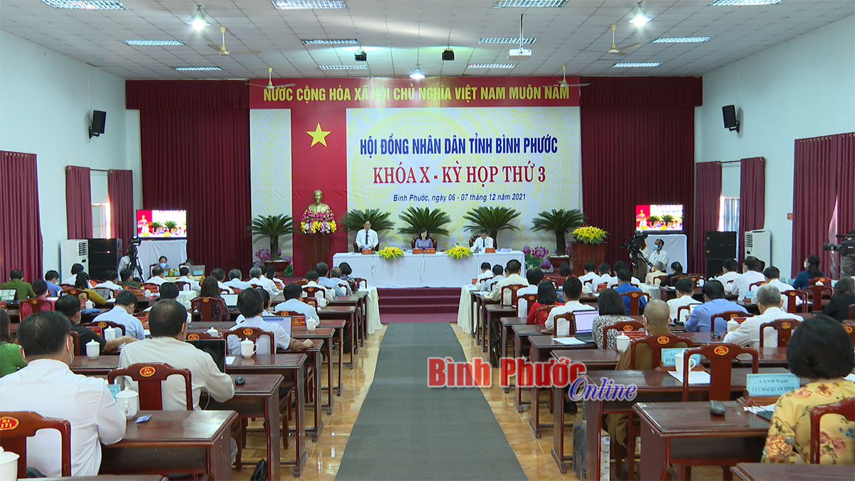 Bình Phước Thông qua 26 dự thảo nghị quyết về kinh tế - xã hội