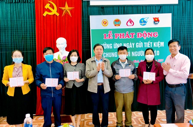 NHCSXH huyện Quảng Ninh tổ chức phát động Ngày “Gửi tiền tiết kiệm, chung tay vì người nghèo”