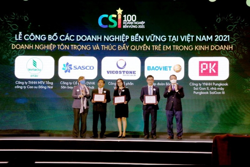 Bảo Việt đứng đầu TOP10 Doanh nghiệp Bền vững Việt Nam