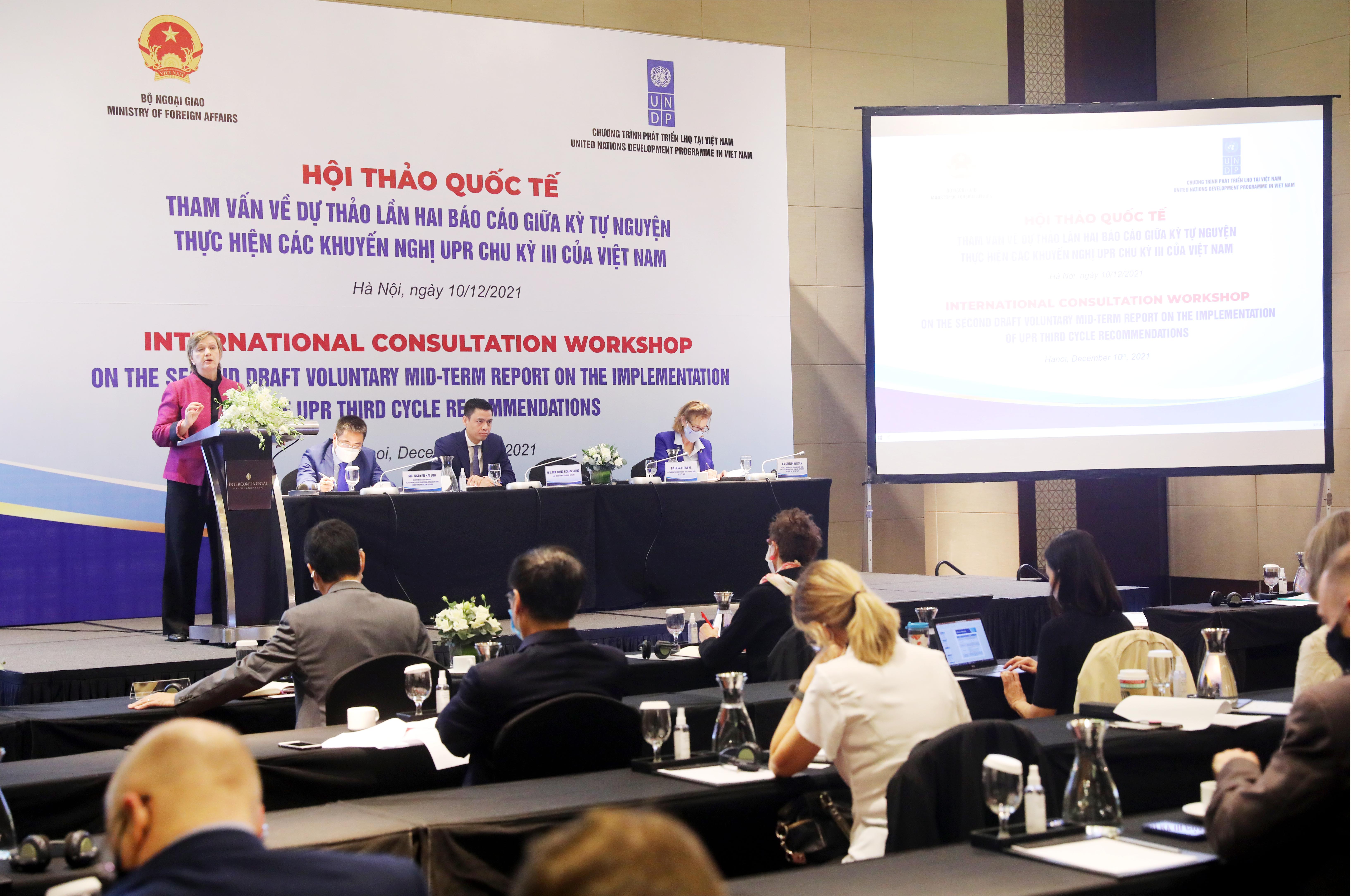 Việt Nam luôn cam kết nhất quán bảo vệ và thúc đẩy quyền con người