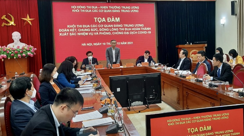 Khối thi đua các cơ quan Đảng TƯ Đồng lòng hoàn thành xuất sắc nhiệm vụ